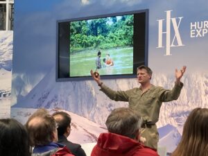 Benedict Allen at the Adventure Travel Show