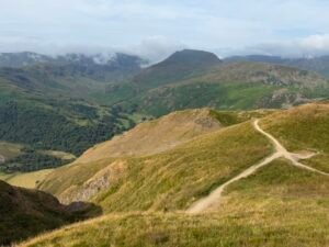 Heading up to Angle Tarn